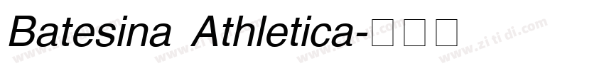Batesina Athletica字体转换